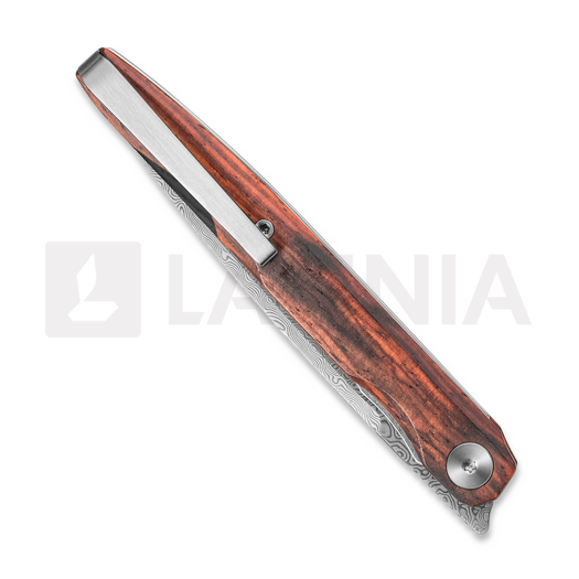 Bestechman Lanza - Damascus - Rosewood sulankstomas peilis