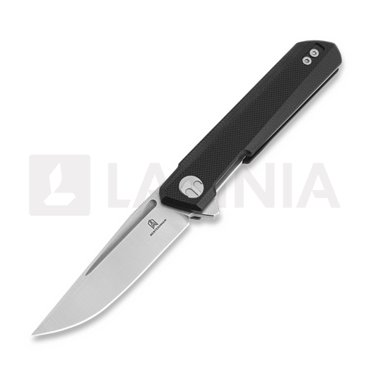 Bestechman Mini Dundee - Stonewash + Satin - G10, 黑色