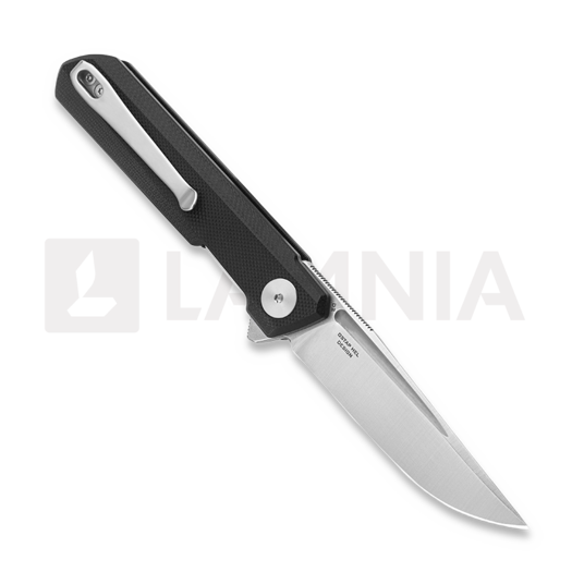 Bestechman Mini Dundee - Stonewash + Satin - G10, juoda