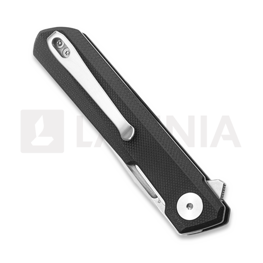 Bestechman Mini Dundee - Stonewash + Satin - G10, juoda