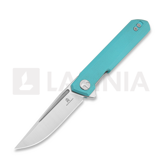 Bestechman Mini Dundee - Stonewash + Satin - G10, light blue