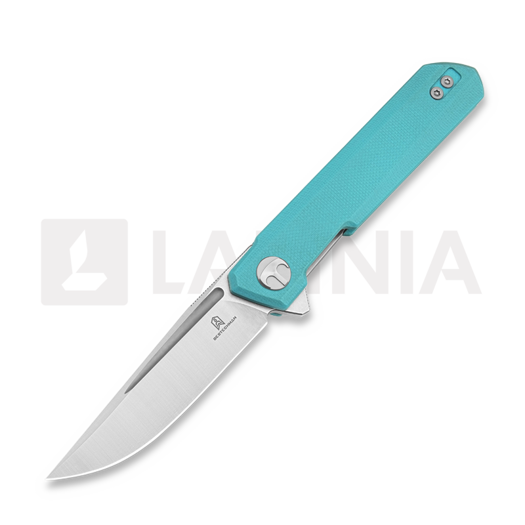 Bestechman Mini Dundee - Stonewash + Satin - G10, light blue