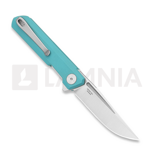 Bestechman Mini Dundee - Stonewash + Satin - G10, light blue