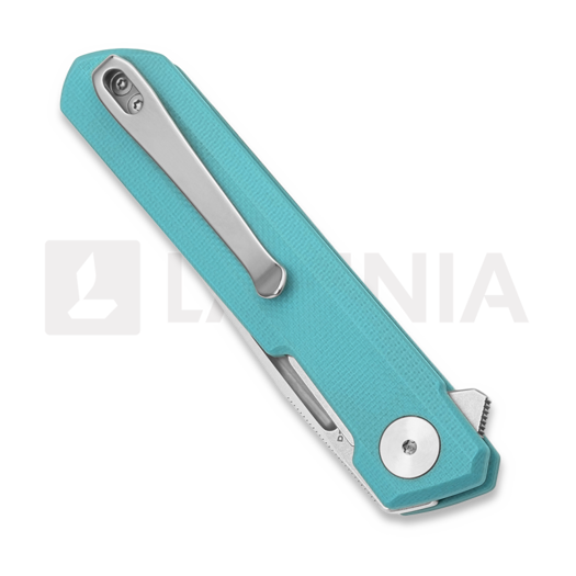 Bestechman Mini Dundee - Stonewash + Satin - G10, light blue