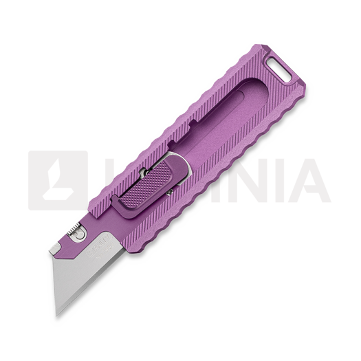 Navalha Bestechman Slide - Utility Blade - Aluminium, p&uacute;rpura