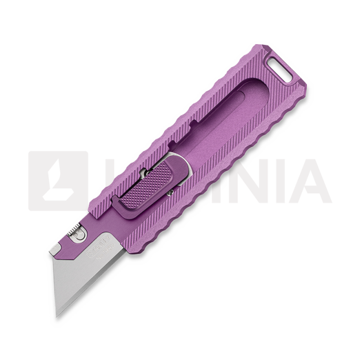 Navalha Bestechman Slide - Utility Blade - Aluminium, púrpura