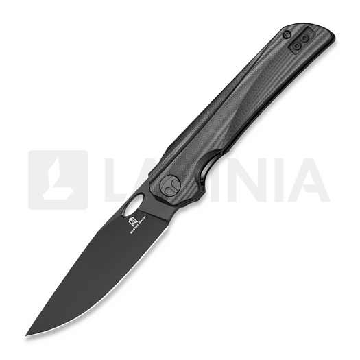 Bestechman Smuga - Black PVD - G10 vouwmes, zwart