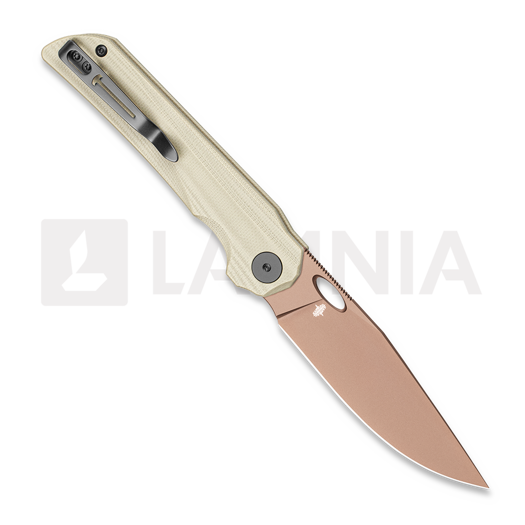Briceag Bestechman Smuga - Gold PVD - G10, beige