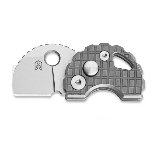 Bestechman Turtle - Beadblasted - Titanium Frag Pattern fällkniv, grå