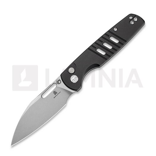 Bestechman Vector - Stonewash - Aluminium kääntöveitsi, musta