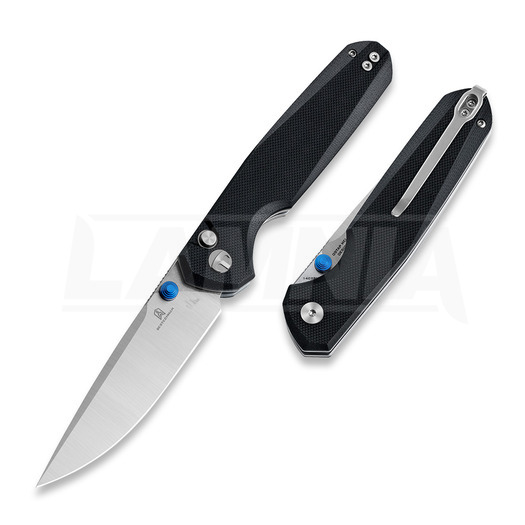 Briceag Bestechman Velix - Satin + Stonewash - G10, negru