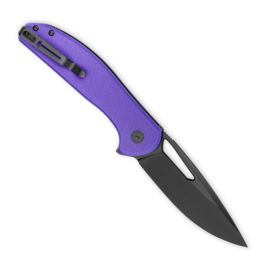 Bestechman Whalefin - PVD - G10 sulankstomas peilis, violetinė