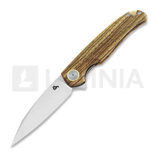Navalha Black Fox Argus, zebra wood