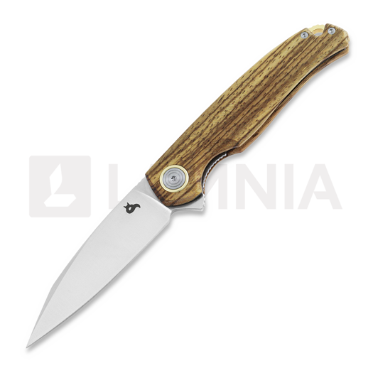 Navaja Black Fox Argus, zebra wood