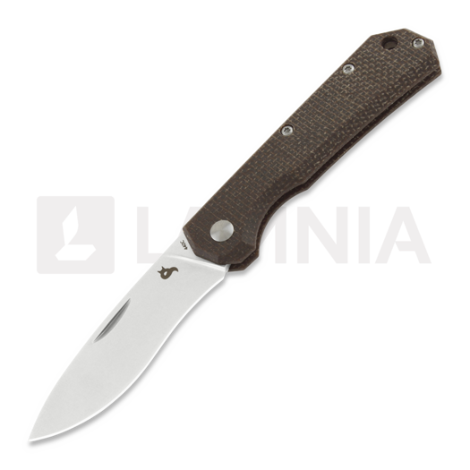 Black Fox Ciol összecsukható kés, brown micarta