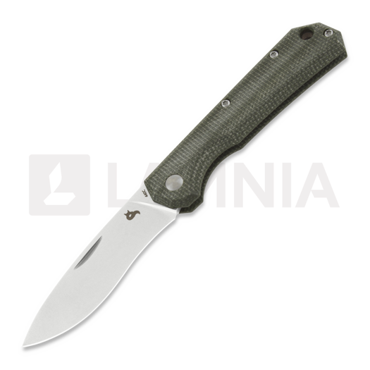 Black Fox Ciol 접이식 나이프, green micarta