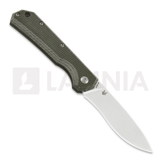 Black Fox Ciol sulankstomas peilis, green micarta
