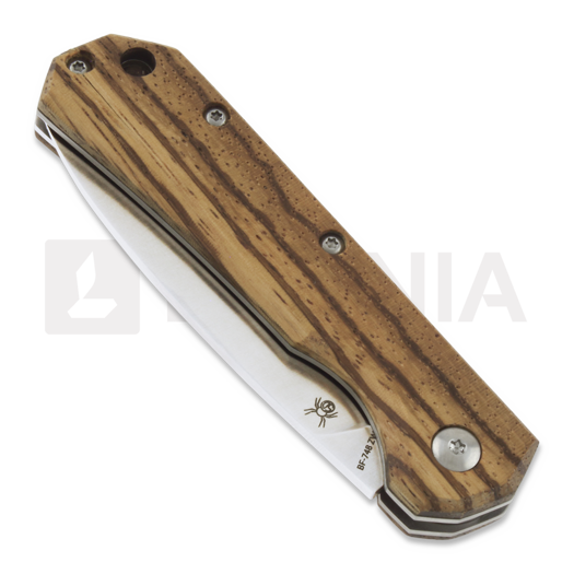 Black Fox Ciol folding knife, zebra wood