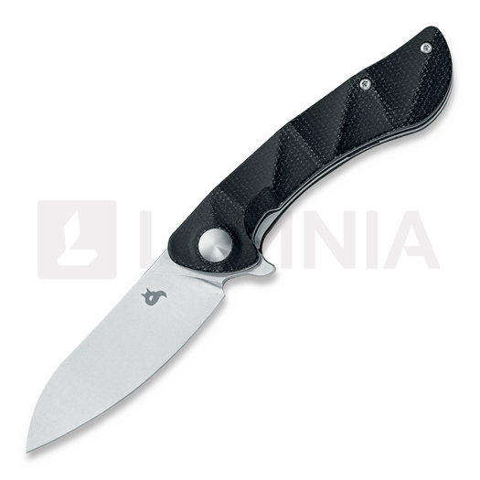 Black Fox Dripper - Stonewash - Micarta Black סכין מתקפלת