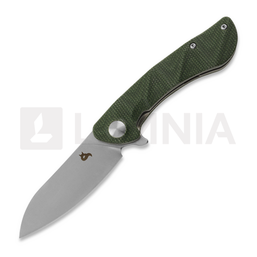 Navaja Black Fox Dripper - Stonewash - Micarta OD Green