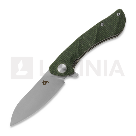 มีดพับ Black Fox Dripper - Stonewash - Micarta OD Green