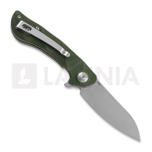 Black Fox Dripper - Stonewash - Micarta OD Green kääntöveitsi