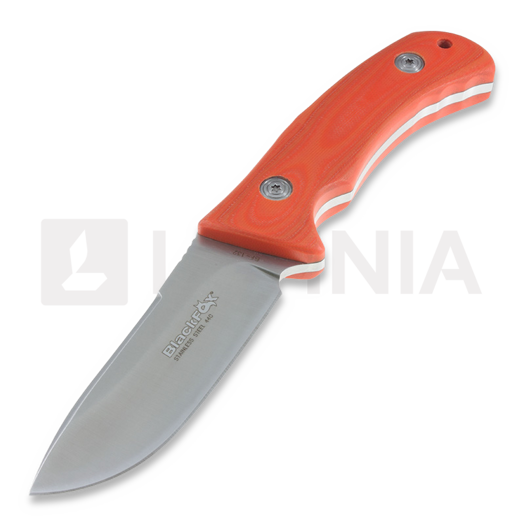 Black Fox Drop Point Fixed Blade 사냥용 나이프, 주황