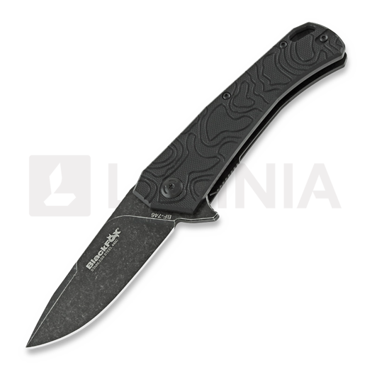 Black Fox Echo 1 sulankstomas peilis, juoda