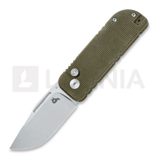 Black Fox NU-Bowie foldekniv, Micarta, grønn