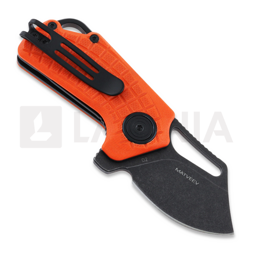 Black Fox Puck sulankstomas peilis, oranžinėnge