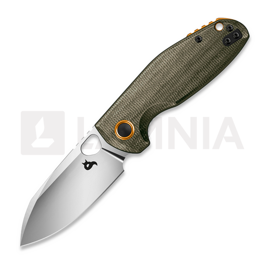 Nóż składany Black Fox Puffy - Satin - Micarta, oliwkowa