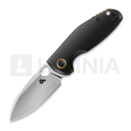 Nóż składany Black Fox Puffy - Stonewash - G10, czarny