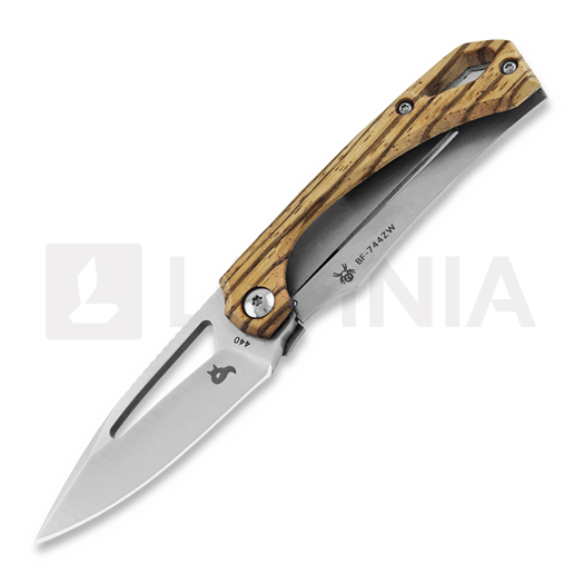 Navaja Black Fox Racli, zebra wood