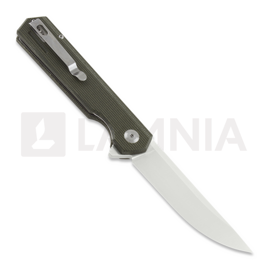 Black Fox Revolver sulankstomas peilis, žalia