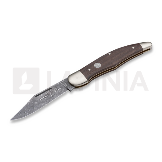 Böker Germany 20-20 Steam Engine Damascus folding knife 115014DAM