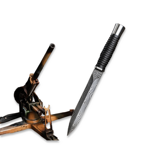 B&ouml;ker Acht-Acht Flak Damast kniv 121508DAM