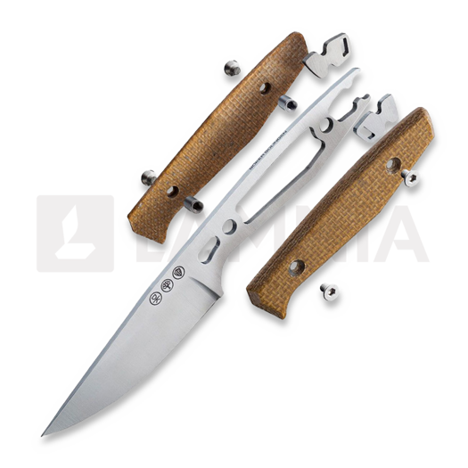 B&ouml;ker AK1 Droppoint Mustard Daily kniv 120502