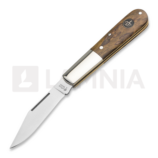 Böker Germany Barlow Curly Birch Brown folding knife 117941
