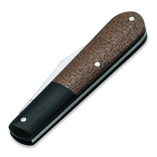 Böker Barlow Integral Burlap Micarta Brown folding knife 110943