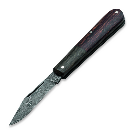 Böker Germany Barlow Integral Leopard-Damascus kääntöveitsi 100501DAM