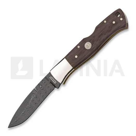 Böker Bog Oak Damascus 折叠刀 111100DAM