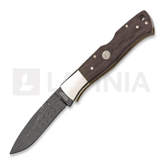 Böker Germany Bog Oak Damascus kääntöveitsi 111100DAM