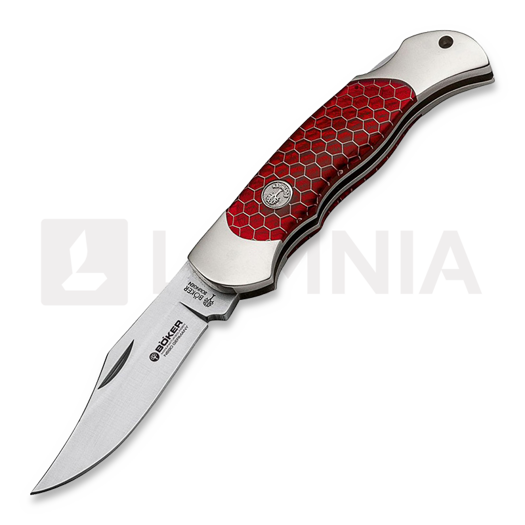 Coltello pieghevole Böker Germany Boyscout Honeycomb, rosso 112602
