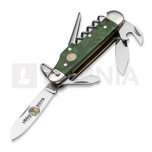 Складний ніж Böker Germany Camp Knife Anniversary 150, зелений 116051