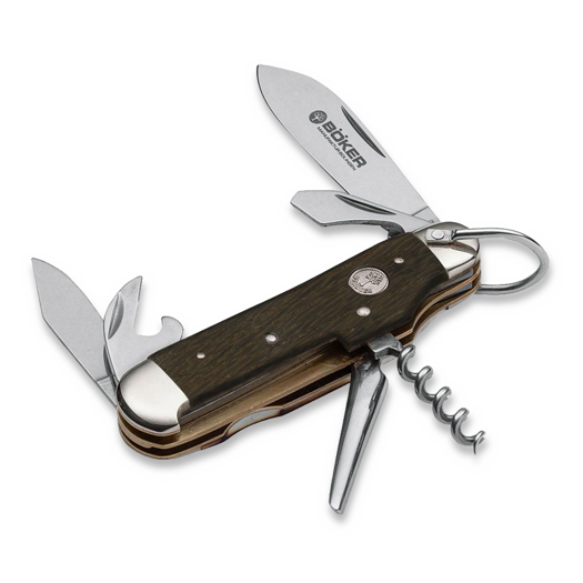 Böker Germany Camp Knife Smoked Oak Multitool 110183