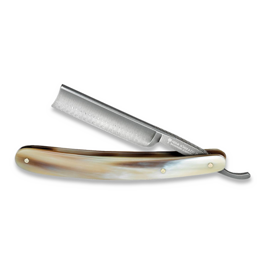 Böker Damascus Horn 直剃刀 140523DAM