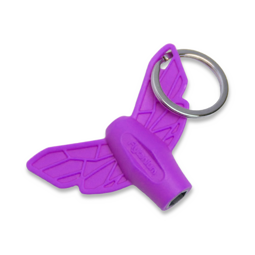 Flytanium Flydriver - Keychain 1/4" Bit Driver - Purple