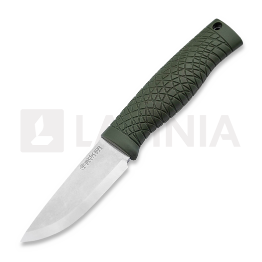 Nóż Böker Germany Bronco Mini CPM3V Scandi, zielona 121518
