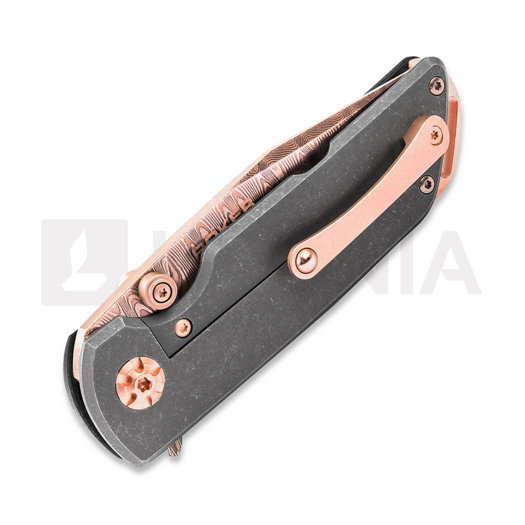 Couteau pliant Böker Germany M4 Sherman Damast Rose Gold 110118DAM