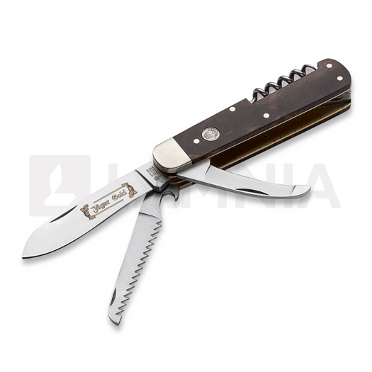 Böker Jagdmesser Quadro Jäger Gold 折叠刀 110646